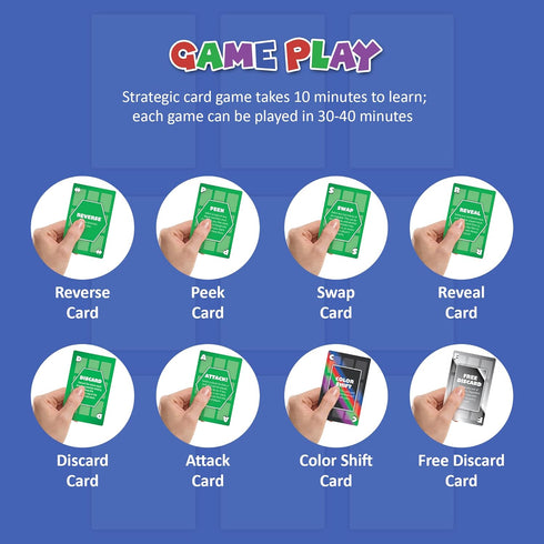 Card Game Expansion Pack – Family-Friendly Fun for Kids, Teens & Adults – Expands Game Play to 6 Players