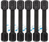 Baby Proofing Safety Cabinet Locks, Child Proof Latches for Dresser Drawer, 6 Pcs by Oxlay, Black