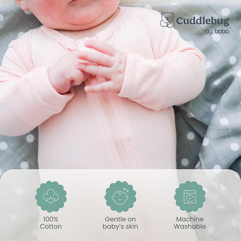 0 3 4 4 4 Pack CuddleBug Muslin Baby Swaddle Blankets for Boys and Girls to Months Size Large Feet x Feet Muslin Cotton