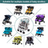 Double Stroller Rain Cover, Waterproof Weather Shield for Side by Side Baby Double Stroller, Twins Stroller Cover