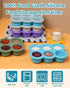 6 3 Baby Food Freezer Tray with Lid, x Ounce Silicone Freezer Molds Storage Container for Homemade Baby Food, Breast