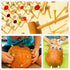 Hammering and Pounding Toys for Kids, 1 Wood Hammer and 30 Bamboo Nails for Fine Motor Skills