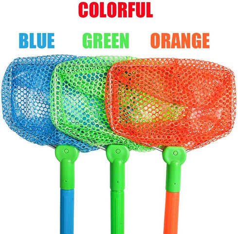 Fishing Net, TSYAN Bug Net for Catching Crab, Insect Nets, Colorful Nets for Kids Outdoor Playing