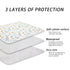 Liners(22X27.5 inches) Pack 3 Baby Diaper Changing Pad Soft Cotton Waterproof Changing Mat for Baby Underpads Mattress