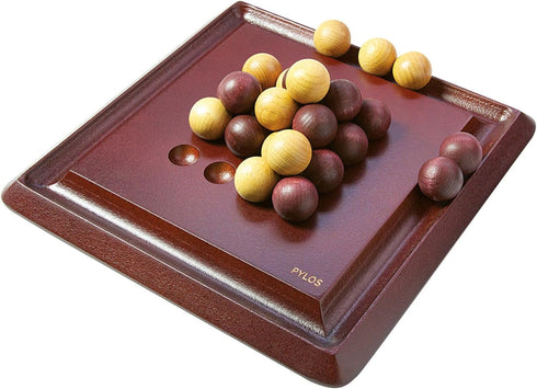 Pylos Great Wooden Game, Abstract Strategy Board Game, Ages 8+, 2 Players