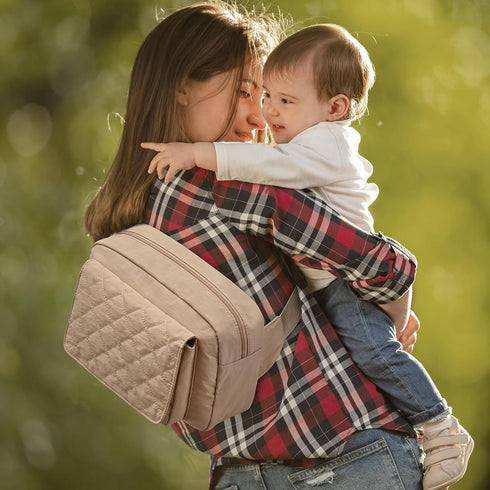 G4Free Pack Small Diaper Bag for Baby Girl and Boy, Mini Sling Diaper Bag Fanny with Portable Changing Pad