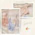 insular Baby Lovey Blanket, Muslin Cotton Security Blanket, Soft Breathable for Newborn and Infant, Khaki Goose