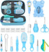 Baby Healthcare and Grooming Kit, Portable Safety Care Set, Newborn Essentials (Blue 18 in 1)