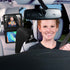 Baby Car Mirror with Adjustable Tablet Holder, Road Trip Essentials for Kids, Backseat Mirror to See Rear Facing