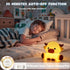 Lustrinex 3-Level Dimmable Cattle Night Light for Kids, Squishy Silicone Touch Control Cute Nightlight with Timer