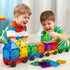 Set, 4 4-8 3-5 3+ Magnetic Tiles Cars Construction PCS Magnet Cars Magnetic Building Blocks Toy for Kids Ages Magnet