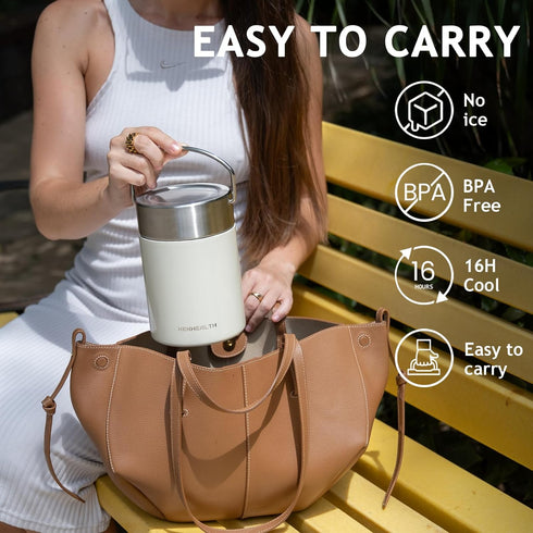 11oz 360 50F 14 Half-Day Cold-Chain Breastmilk Cooler, Double-Wall Vacuum Stainless Steel with Cooling, Keeps Milk