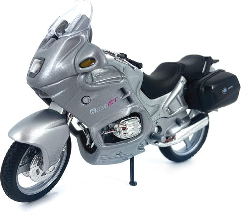 Welly Die Cast Motorcycle, Silver, Compatible with R1100 RT, 1:18 Scale