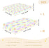 miaozhen 1 Pack 52x28 Cotton Crib Sheets for Baby Boys Girls Ultra Soft Leaves Cartoon Unisex Child Crib Sheets