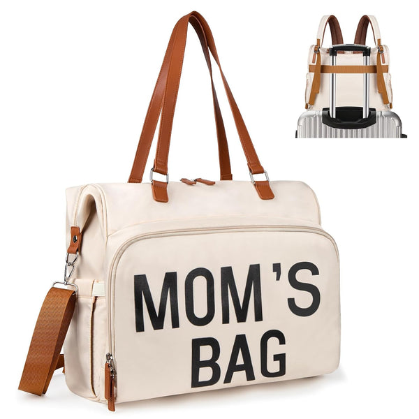 Pripher Diaper Bag Backpack Mommy Bag Large Capacity Diaper Backpack Travel Essential