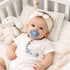 Set 3 Baby Pacifier Clips One Piece Binky Clip Holder Silicone Teether Clip Pacifier Straps with Clip Baby Teether Toys