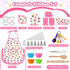 Sets, 32PCS LovesTown Kids Cooking and Baking Kids Chef Hat and Apron Pretend Play Toys for Toddler Gifts for Boys