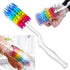 Rayhee Bottle Brush Cleaner-Baby Milk Bottle Cleaner Soft Silicone Bottle Brusher /