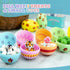 CJYGEGE 3 Inch 30 Pack Jumbo Plastic Easter Eggs - Premium Colorful Fillable Empty Easter Eggs Bulks for Easter Basket