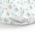 Neutral Blue Hot Air Balloons Baby Nursing Pillow Covers for Boy Girl Pastel Balloons Moon Star Clouds Nursery