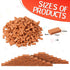 Civaner 350 Pcs Mini Bricks, Tiny Landscaping Bricks for Crafts, Realistic Fake Bricks for Dollhouse