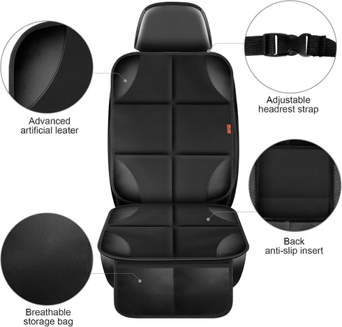 1 Pack 600D 1 XHYANG Car Seat Protector Car Seat Cushion Mat Thickest Padding,Waterproof Fabric Car Seat Covers