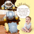 360 Tummy Rolling Baby Toy Crawling Toys, Baby Musical Toys Rolling Bouncing Time Toys Bear Walking Moving Infants Toy