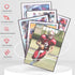 1200 Pcs Black Card Sleeves for Trading Cards, Soft Clear Card Protective Sleeves Deck Card Protectors Fit for Baseball