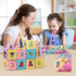 Magnetic Tiles Building Blocks Toys for Kids, 136 Pieces 3D Creative Set