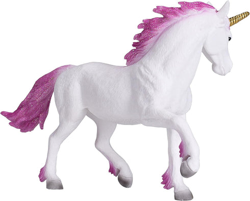 MOJO Pink Unicorn Fantasy Realistic Wildlife Toy-Replica Hand Painted Figurine