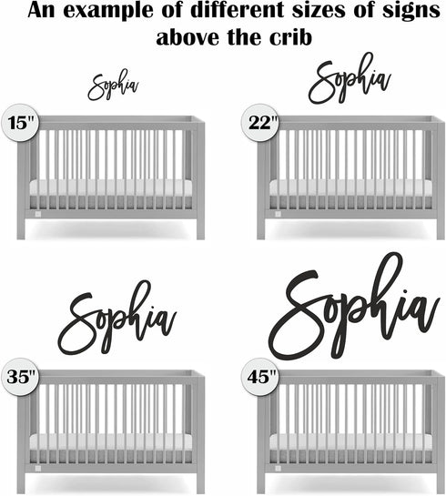 Wooden Name Signs for Nursery Custom Baby Name Sign for Wall Name Signs Personalized Custom Name Sign for Nursery Name