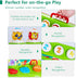 1 1-3, 12 Year Old Toys for Boys Girls Birthday Gift, Cause and Effect Animal Pop Up Toy with Music and Light