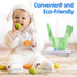 Tenceur 1800 Pcs Baby Disposable Diaper Sacks, Scented Bags with Easy Tie Handle for Baby Travel