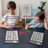 100-Pack Black Jumbo Bingo Game Cards - Easy Read Numbers for Large Groups and Family Game Nights