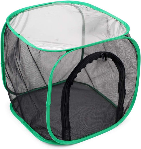 RESTCLOUD Insect and Butterfly Habitat Cage Terrarium, Pop-up 12 X 12 X 12 Inches