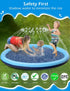 Summer Kids Dog Splash Pad Sprinkler - Jasonwell Non Slip Dog Sprinkler Pad Splash Pool Puppy Dogs Pool Outdoor Water