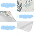 SyXIOP 28" 52" Merry Christmas Elements Cooling Baby Crib Mattress Cover x Ultra Soft Bed Pads Washable