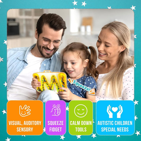 6 Pack Sensory Fidget Toys for Kids Toddlers - Squishy Sensory Toys for Autism Children Special Needs, Fidgets