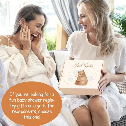 Set New Mom Gifts for Women, Top Pregnancy Gifts with Mom and Dad Tumbler for First Time Moms, Expecing Parents to Be