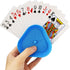 Yuanhe Playing Card Hand Holders - Triangle Shaped Hands-Free Poker Game Card Holder Trays, Set of 4