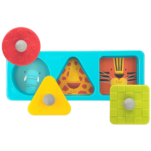 Sassy Eco Peek-a-Boo Puzzle | Made Green with Plant-Based Plastic | STEM