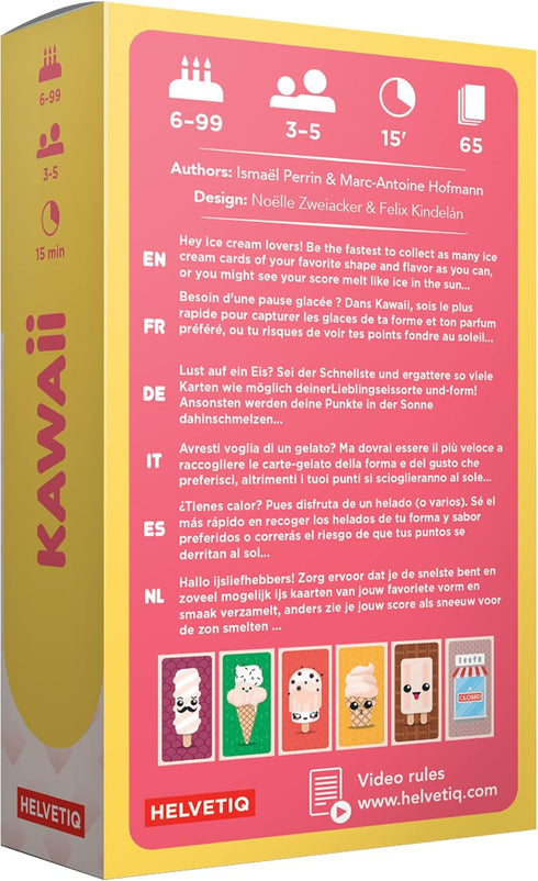 Helvetiq Kawaii Card Game for Fun
