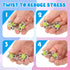 10 Skylety Pcs Bike Fidget Chain Flippy Bulk Mini Chain Key Ring for ADHD Stress Relief Flippy Key for Adults
