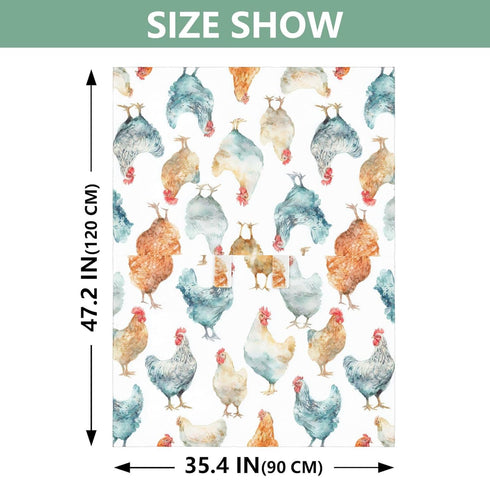 Mazeann Chickens Hens Watercolor Car Seat Cover Baby Breathable Soft Infant Carseat Covers Canopies Babies Carrier