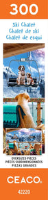 Ceaco Ski Chalet - 300 Piece Jigsaw Puzzle for Winter Fun