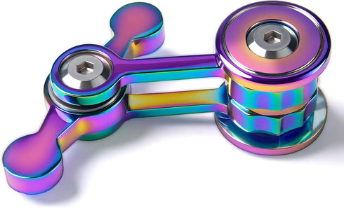 Fidget Spinner for Adults, Metal Silent Figette Office Desk Toy Quiet Cool