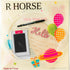 3D R HORSE Baby Birth Announcement Sign Marker Pen, Hello World Baby Name Sign with Ink Pad for Hand and Footprints