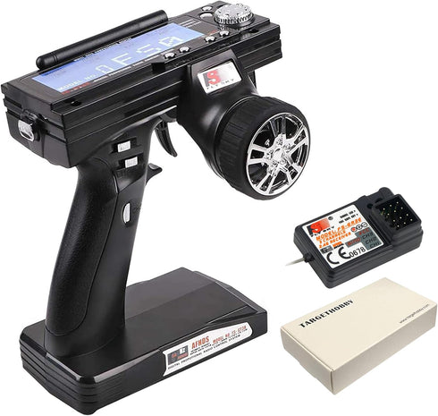 Flysky FS-GT3B Rc Transmitter & FS-GR3E Receiver, 2.4Ghz 3 Channel Rc Car