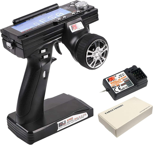 Flysky FS-GT3B Rc Transmitter & FS-GR3E Receiver, 2.4Ghz 3 Channel Rc Car