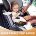 Travel Tray for Kids Car Seat - Silicone Car Seat Cup Tray, Travel Tray for Car Seat with Expandable Base for Fruit